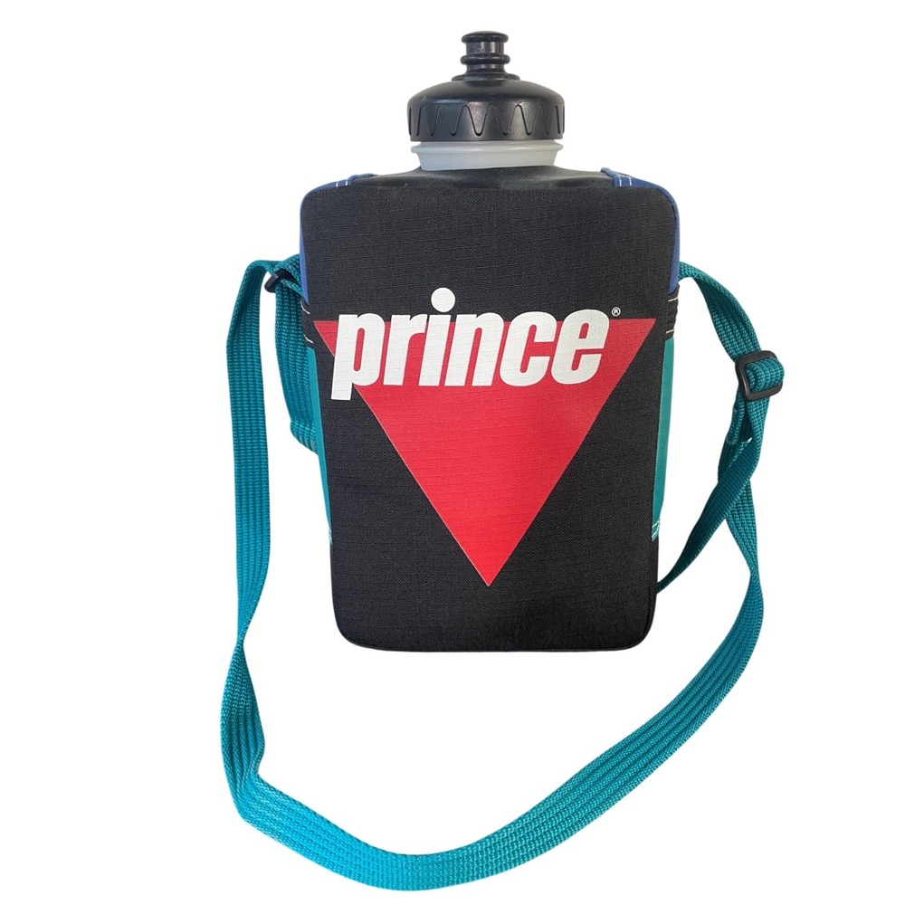 Vintage Prince Tennis Canteen‎ 80 oz Water Bottle Cooler Bag Strap 90s Sport